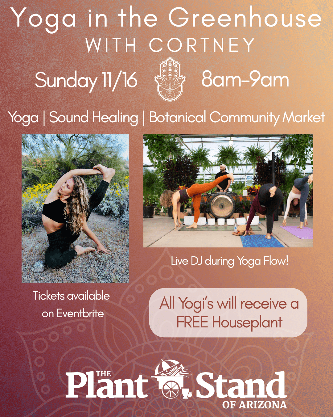 Yoga in the Greenhouse with Cortney