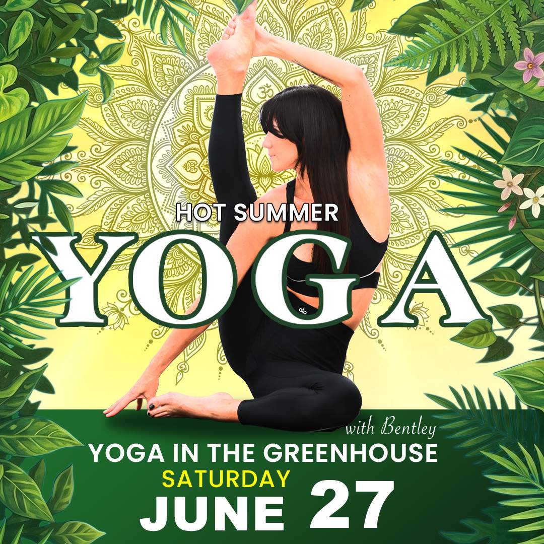 Hot Summer Yoga In The Green House June 27